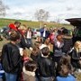 Distribution des chocolats dÃ©posÃ©s par le lapin de PÃ¢ques